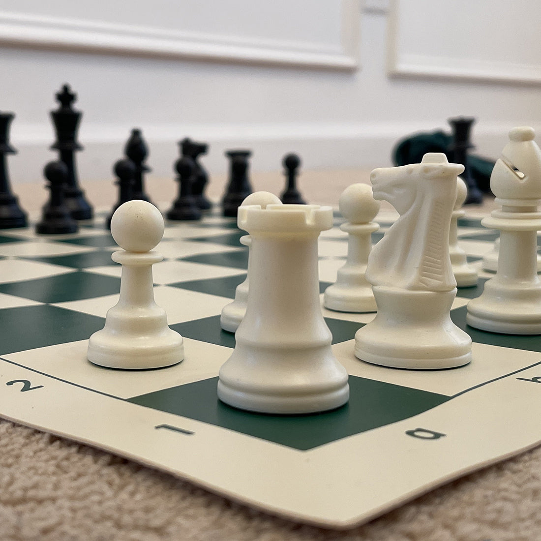 Tournament Grand Prix Roll Out Chess Board with Carry Bag