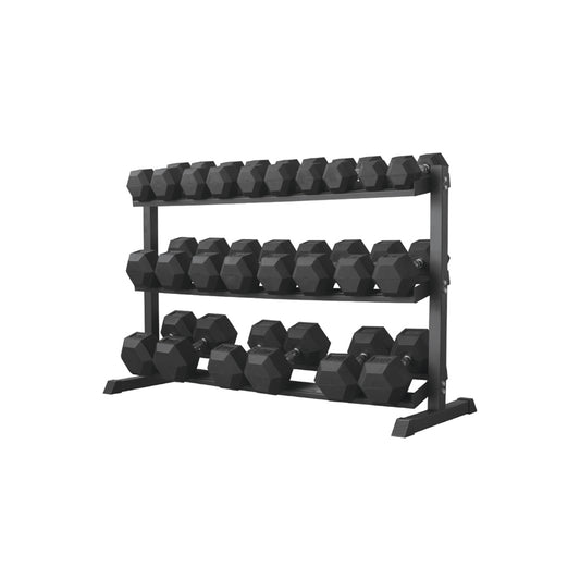 Progress Hexagon Dumbbell Set w/ Rack