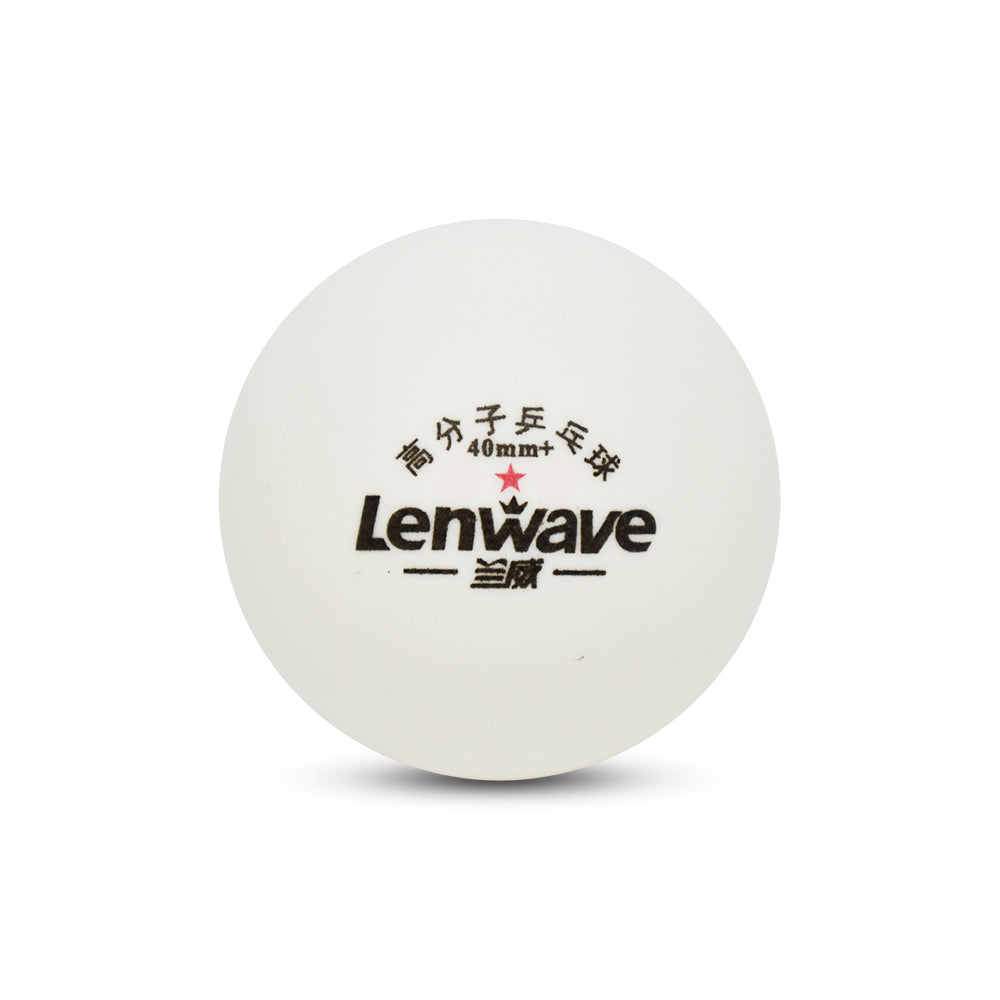 Lenwave 1-star Premium Table Tennis Balls (pack of 6)