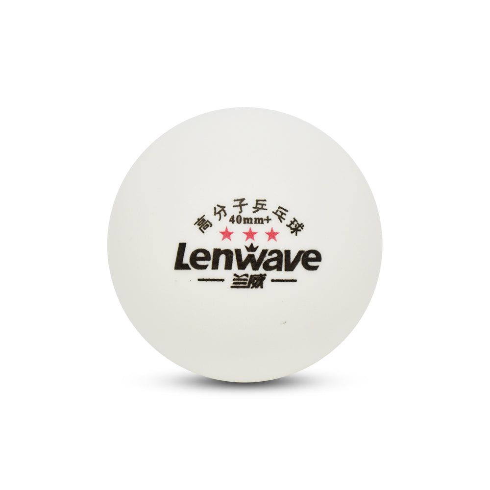 Lenwave 3-star Premium Table Tennis Balls (box of 6)