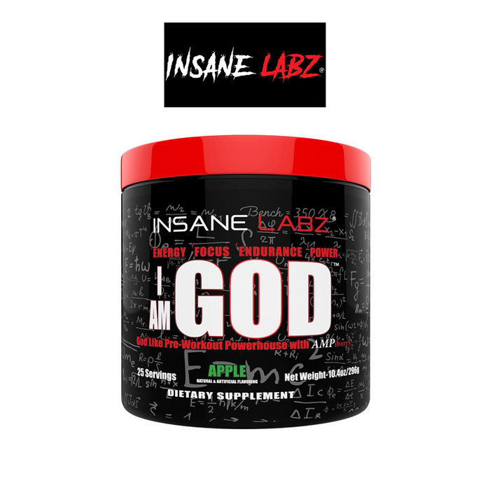Insane Labz I am GOD Pre Workout 25 servings