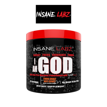 Insane Labz I am GOD Pre Workout 25 servings