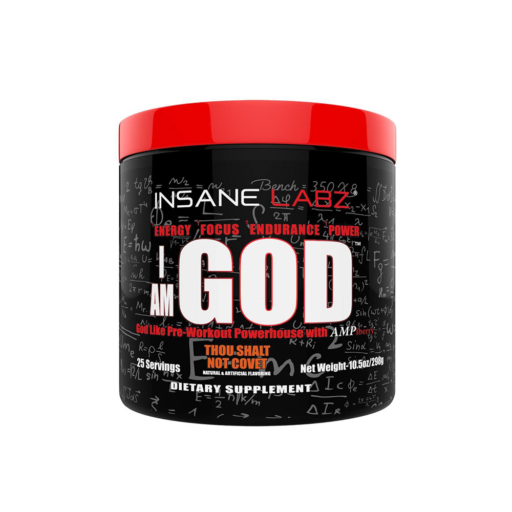 Insane Labz I am GOD Pre Workout 25 servings